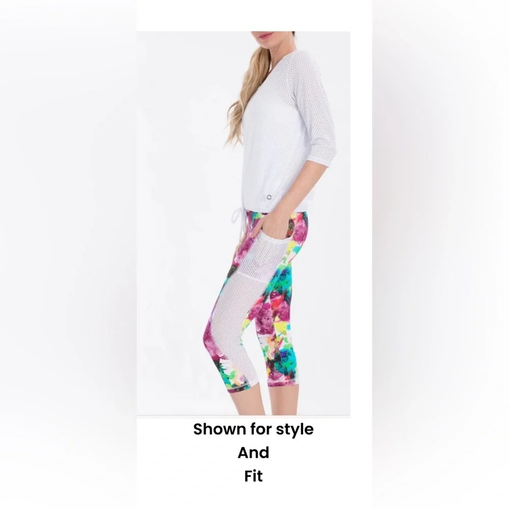 NWT Bluefish🐠set capris leggings and top - Picture 6 of 14